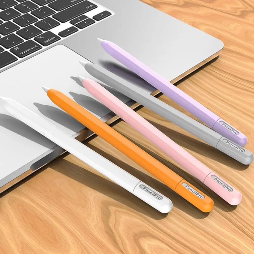 Astuccio per Tablet in Silicone custodia per stilo impermeabile antiurto custodia per penna Touch Screen ergonomica colorata per Apple Pencil Pro