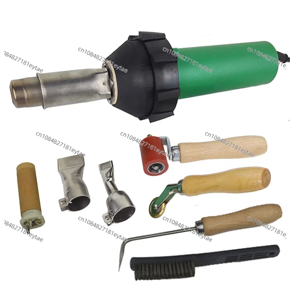 1600W Professional Heat Gun Set, Hot Air Torch Kit for TPO PVC Banner & Overlap Welding, Plastic Welder Tool, EU Free Shipping
