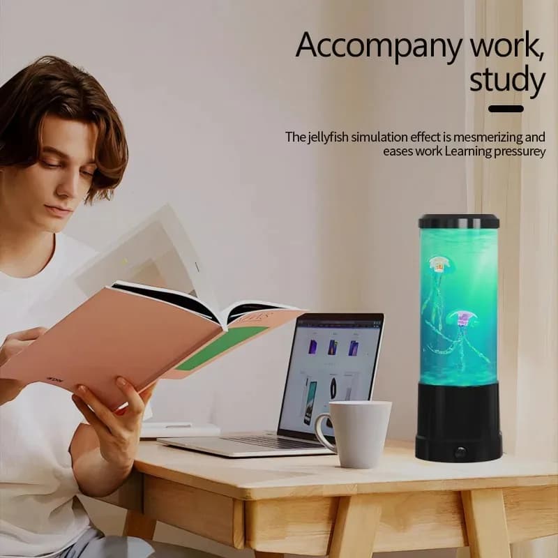 Lampada medusa che cambia colore Lampada da tavolo alimentata tramite USB/batteria Luce notturna Regalo per bambini Decorazioni per la camera da letto di casa Regali di compleanno per ragazze dei ragazzi