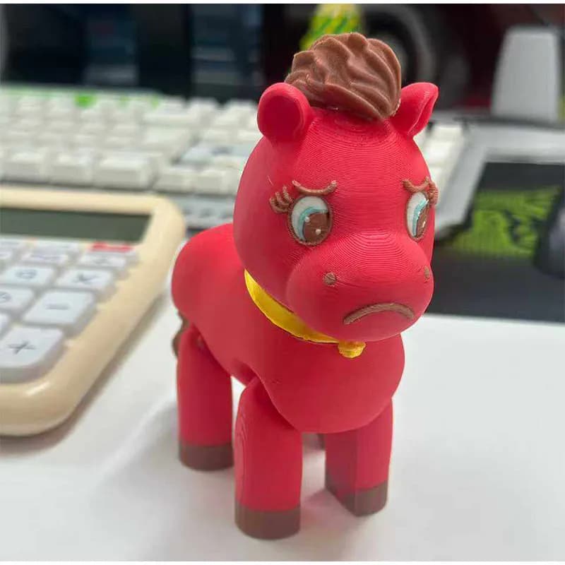 Set di Peluche Cavallo Pianto e Felice per il Nuovo Anno 2026, Mascotte dello Zodiaco, Decorazione da Scrivania, Giocattoli di Peluche per Supporto Emotivo