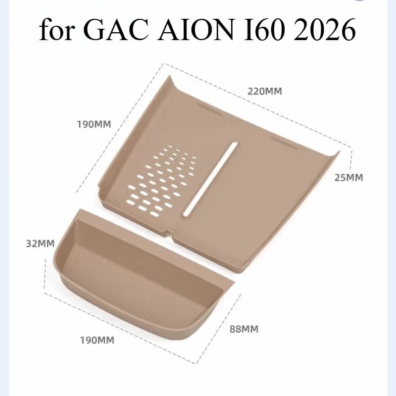 Silicone Wireless Charging Pad Mat for GAC AION I60 2026 Custom Fit Anti-Slip Center Console Charger Tray Protector