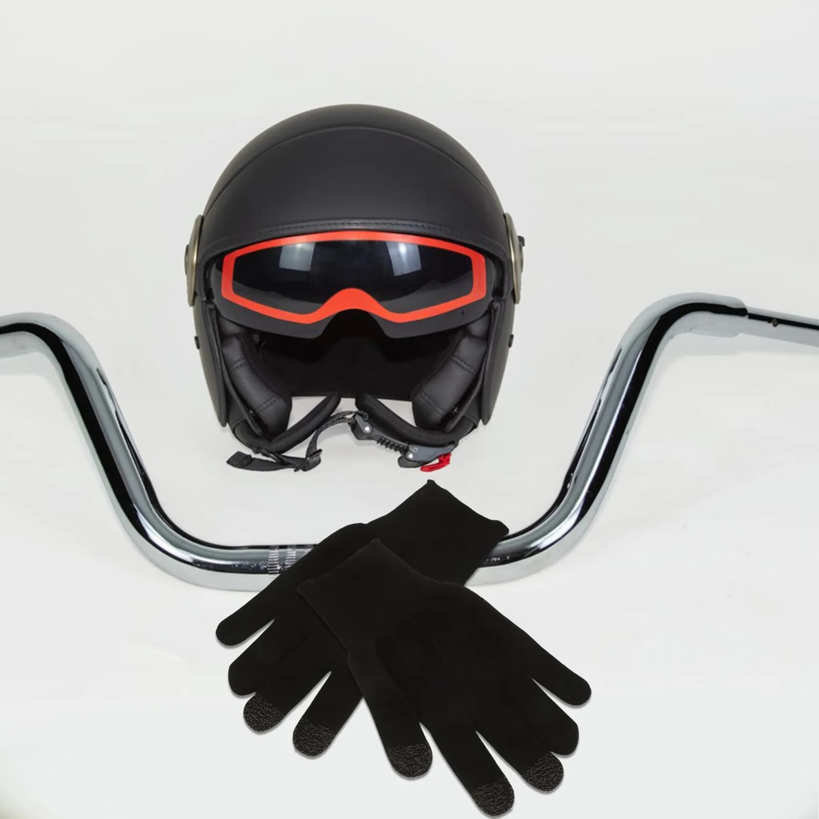 Guanti da Ciclismo Termici Traspiranti per Uomo, Antiscivolo e Antisudore, Protezione UV per Sport all'Aperto e Gaming