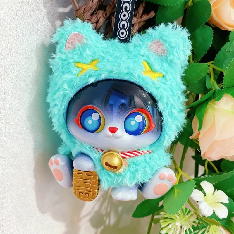 Nuovo Supergg Lucky Picoco Mantello Serie di Gatti Peluche Cieco Box Maneki Neko Carino Borsa per Bambole Portachiavi Giocattolo Alla Moda Decor Regalo A Sorpresa