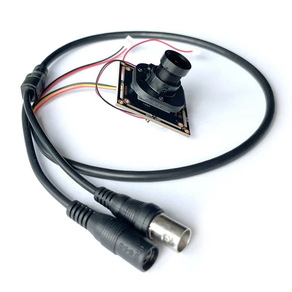1/3 "800TVL 1000TVL CMOS CCTV Scheda telecamera 960H IR Colore Sicurezza PCB scheda madre Modulo analogico con cavo obiettivo
