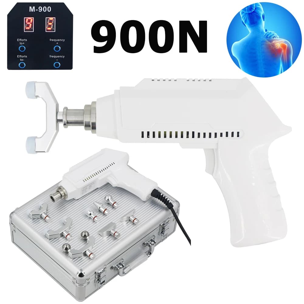 Electric Chiropractic Tools Intensity Therapy Spine Correction Gun Massage Portable New 900N Chiropractic Adjusting Instrument