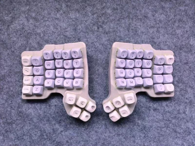 TBK-Skeletyl custom split keyboard kit 3X5/3X6/4x6 Hot Swap Wired QMK /VIA keys mechanical keyboard split game gift