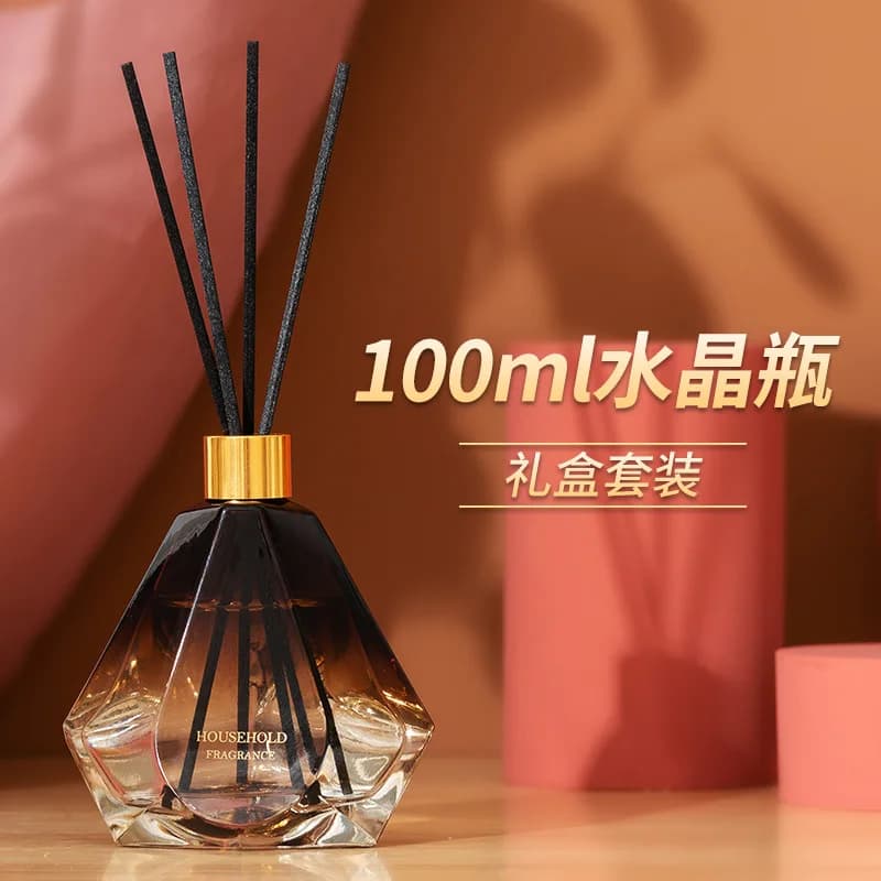 XMSJ Custom‑made Rattan Reed Diffuser, 30‑60 Days Lasting Plant Essential‑Oil Liquid Home Indoor Air Freshener