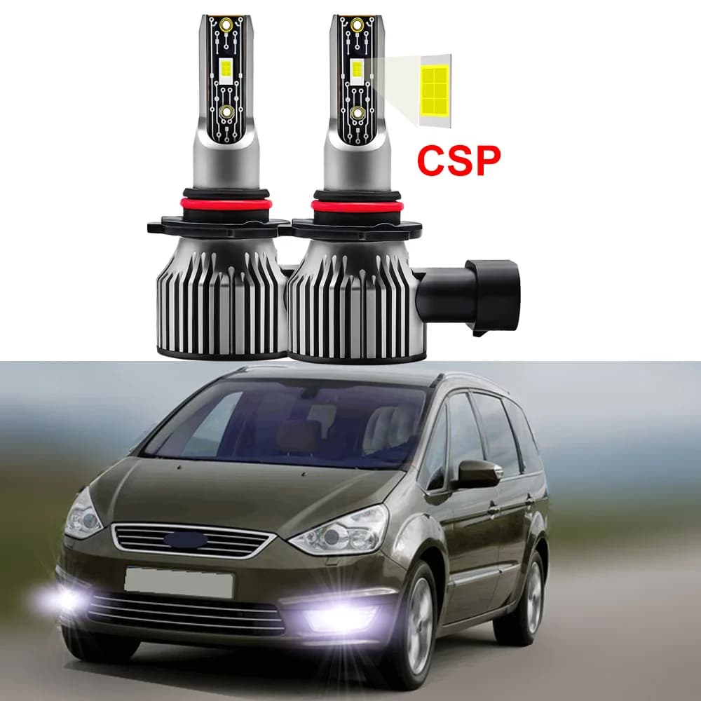 2pcs Led fendinebbia for car bulb for Ford Galaxy WM WA6 2006-2014 LED front fendinebbia Canbus 6000K CSP