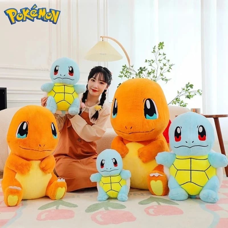 35-60 CM di Grandi Dimensioni Pokemon Charmander Peluche Squirtle Cartoon Anime Peluche Ornamento Confortevole Bambola Morbida Giocattolo Per Bambini Regalo