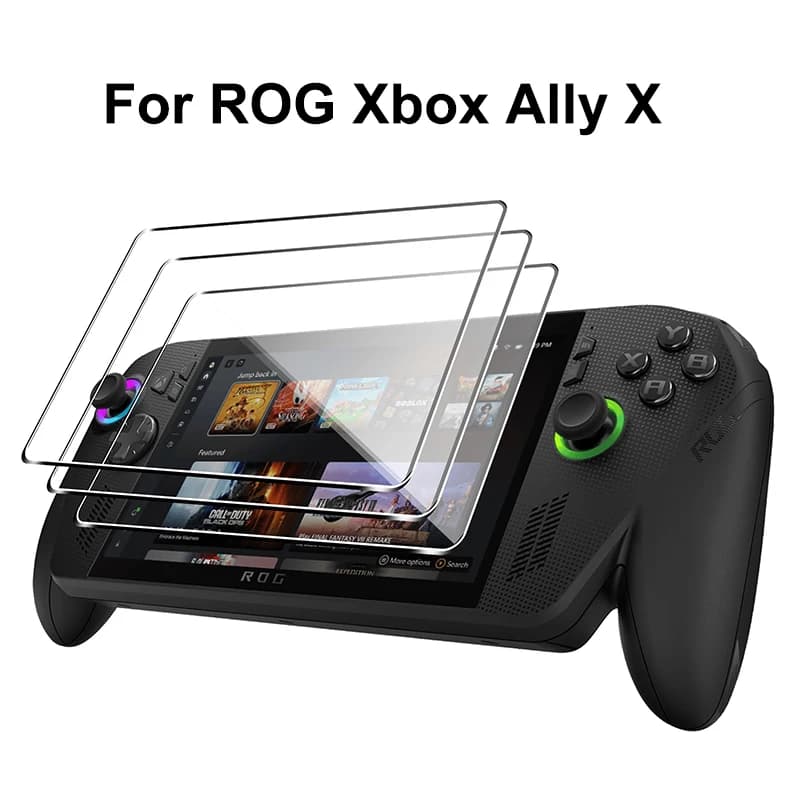 Per ROG Xbox Ally X Protezione schermo in vetro temperato 9H HD Custodia protettiva in TPU antigraffio per ROG Xbox Ally Accessori