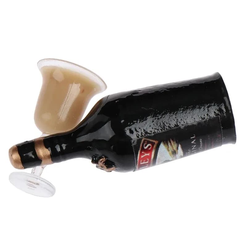 1 set mini bottiglie di vino modello casa delle bambole in miniatura 1:12 per la decorazione della casa delle bambole