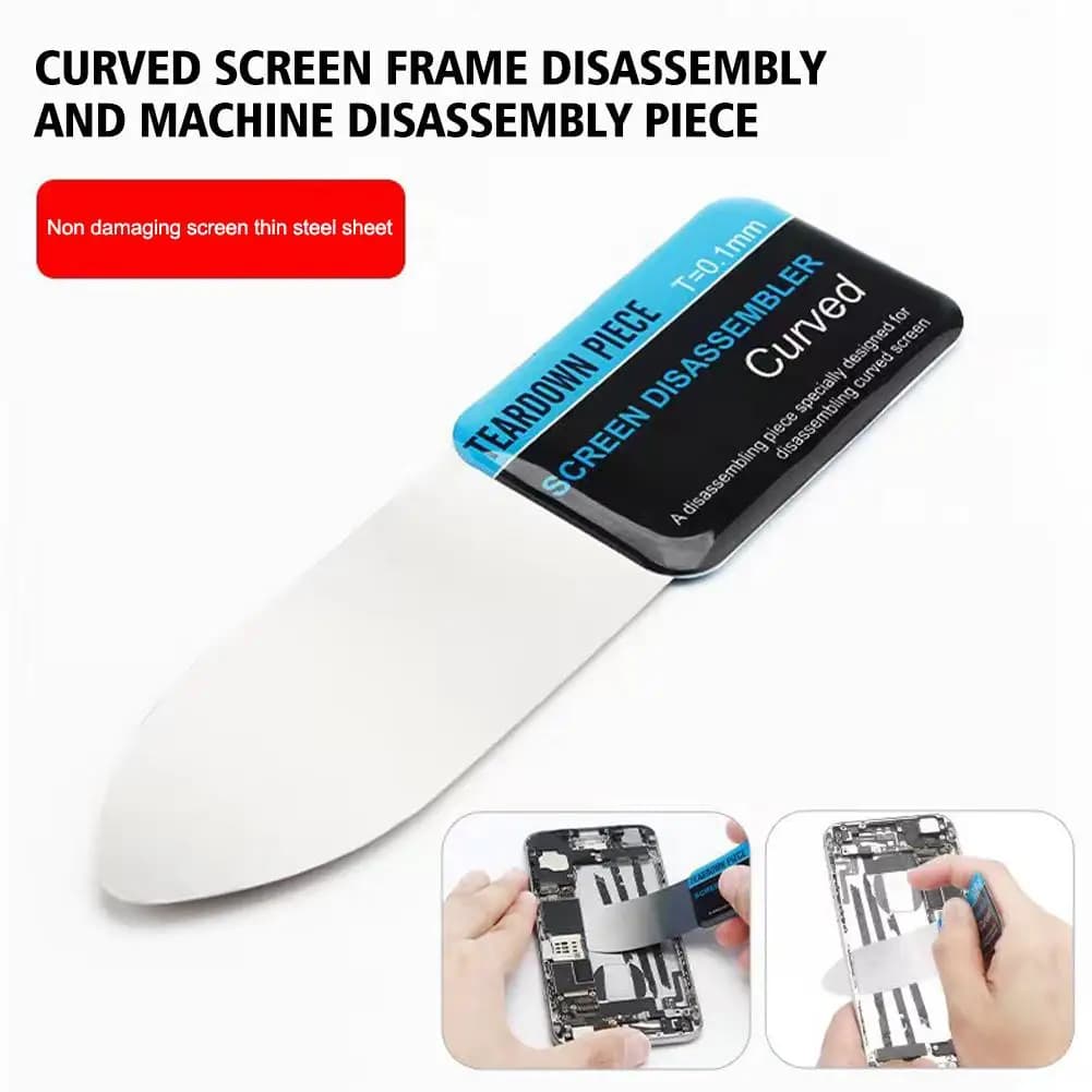 Professional Stainless Steel Curved Screen Lever Tools for iPhone iPad Tablet Repair Opening Lever Card Tools Phone Disassembly Tool