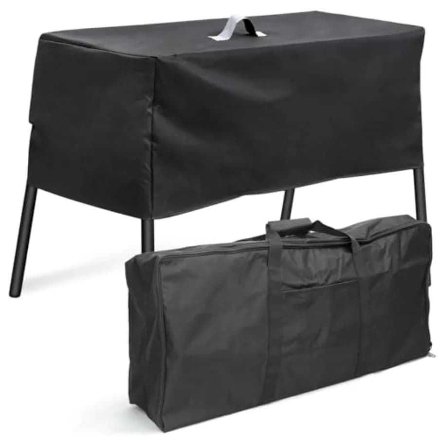 Copertura per Patio e Borsa per il Trasporto per Fornelli da Campeggio a 3 Bruciatori Camp Chef Tundra Pro 16 SPG90B PRO90 TB90LWG, Copertura e Borsa per Fornello Resistente in 600D