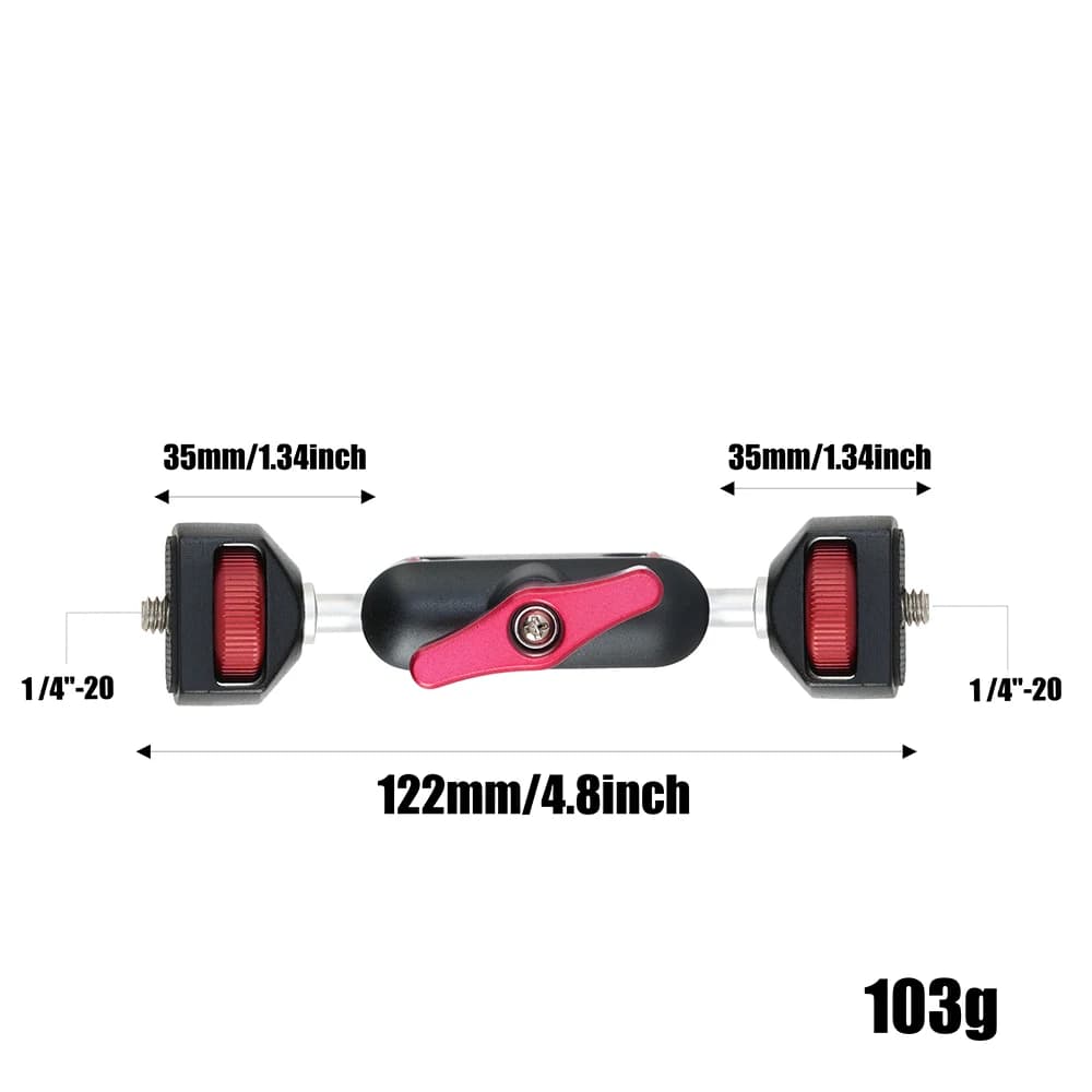 Magic Hand Camera Braccio magico Staffa a 10.000 vie Supporto per monitor Mano mostro Hot Boot Testa a sfera Mano mostro Doppia sfera Clip per pisello