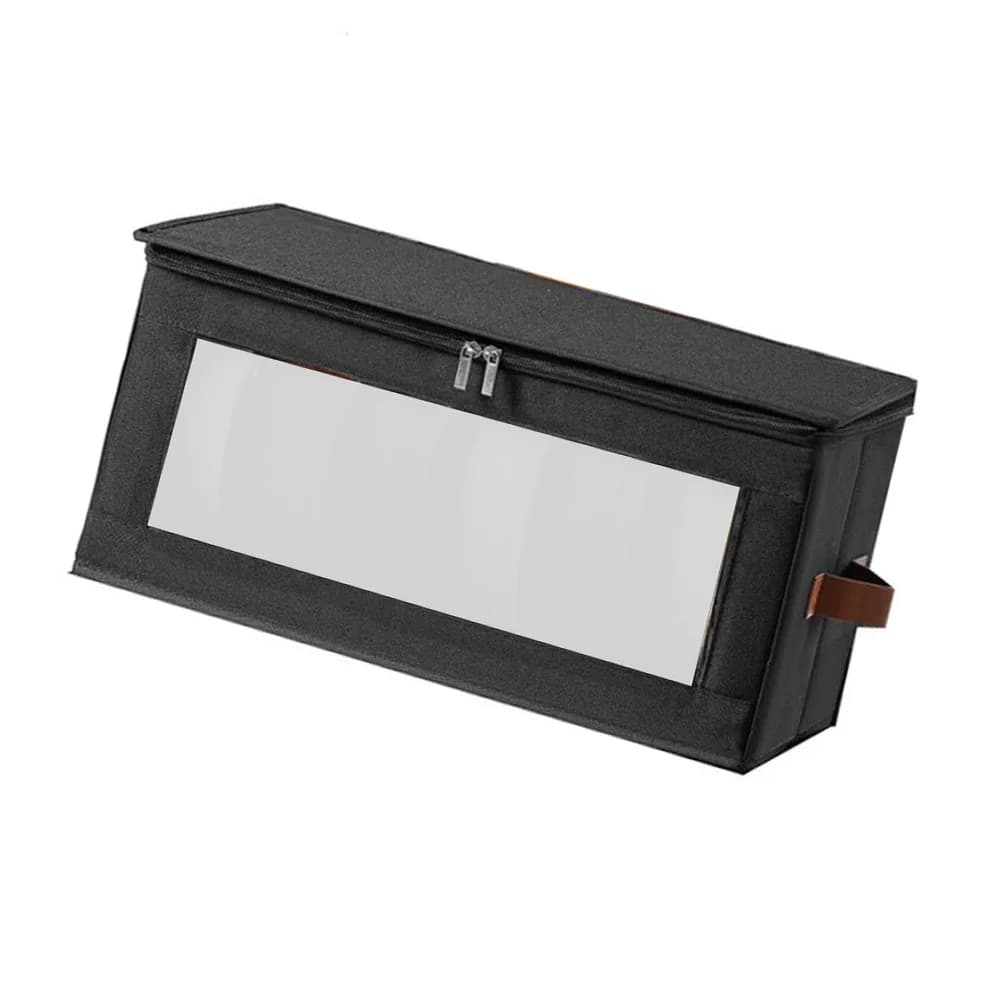 Scatola Nera per Conservazione Filamenti Stampante 3D 16.5 x 8.3 x 8 pollici, Contiene 6 Bobine da 1kg, Montaggio Rapido, Pieghevole per Piccoli Spazi