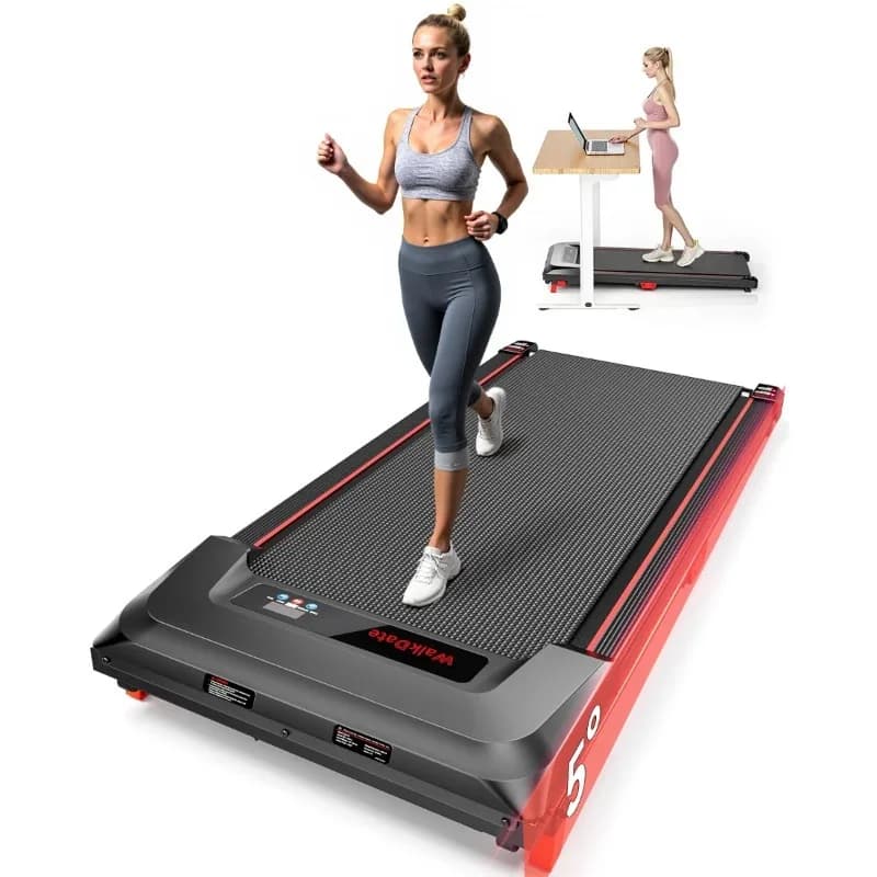 Tapis roulant elettrico pieghevole Bestgod 8 km/h, 2,5 HP, cintura da corsa larga 40 cm, telecomando e display LCD - Rinforzo