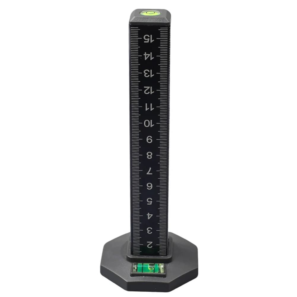 Metal Leveling Ruler 0-15cm Magnetic Wall Lay Horizontal Positioning Graduated Scale Floor Tool For For Tile Laying Construction