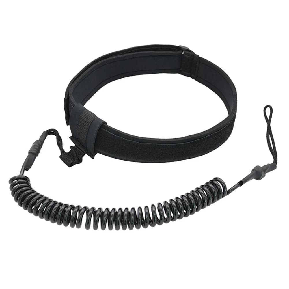 6mm Bodyboard Leash TPU Spring Rope Safety Board Leash Surfing Waist Rope Replacement for Surfing/Standup Paddle Board/Kayak