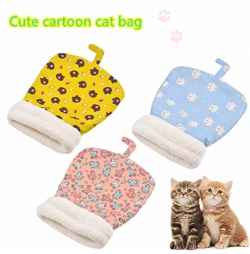New nest for hot cats in autumn and winter, bed for closed cats, cute sleeping bag for cats, essential Christmas supplies for pets