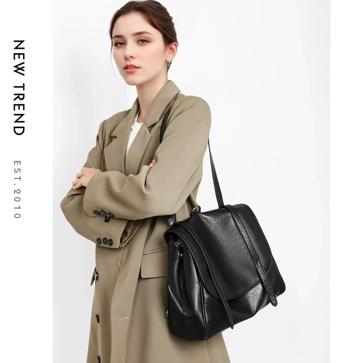 Borsa fasciatoio Superstar Show in vera pelle al 100%, unica e alla moda, per la mamma moderna e la pendolare.