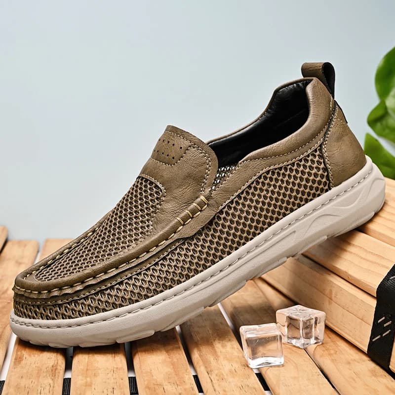 Nuovi Mocassini Estivi da Uomo, Scarpe Casual di Lusso, Leggere e Traspiranti, Scarpe da Guida alla Moda, Fatte a Mano