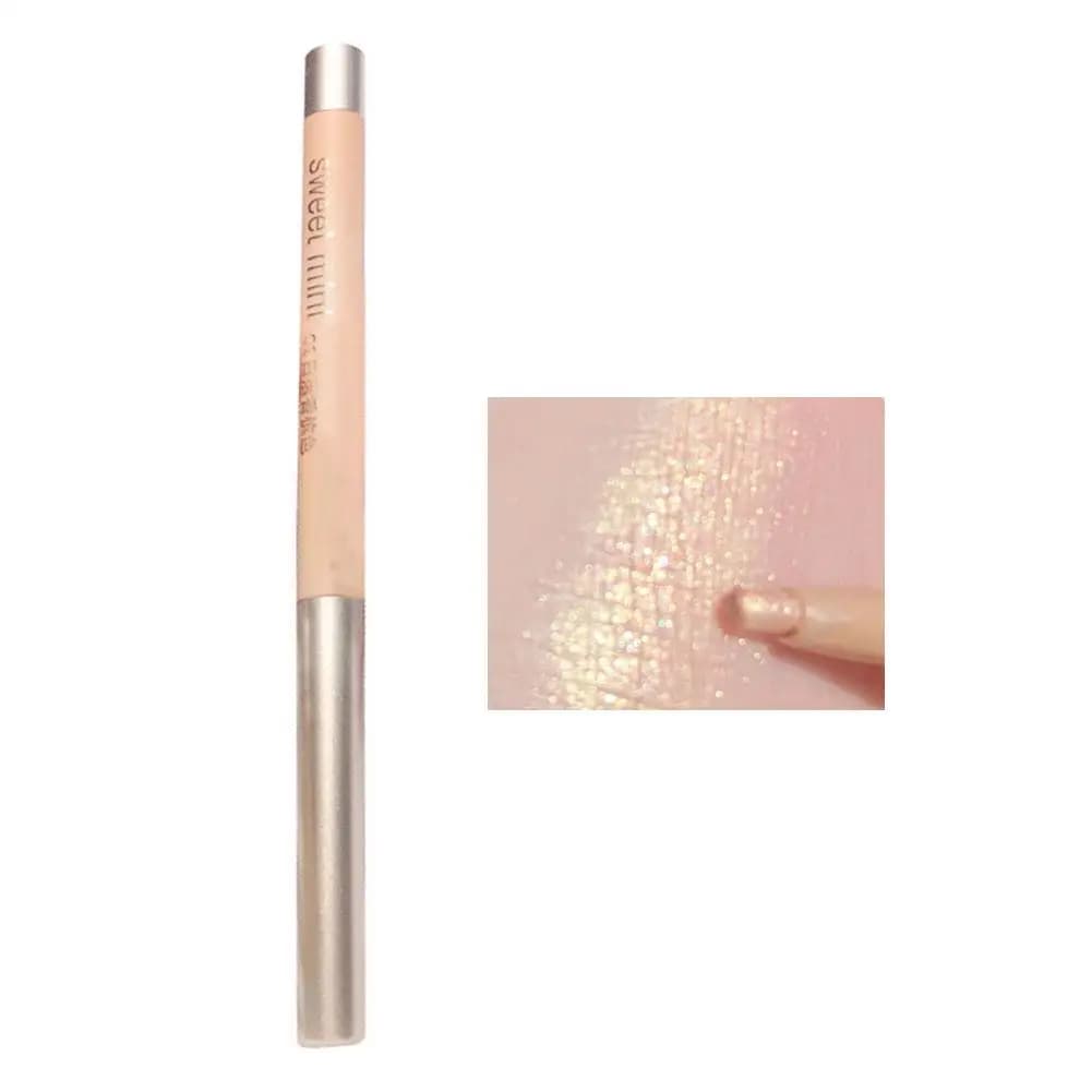 1 pcs lying silk kiss pencil eyeliner galaxy glitter shadow long-lasting pen shiny eyeliner contour pen stick