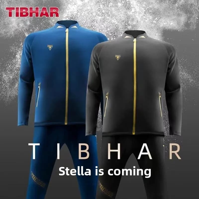 Completo da ping pong alto e dritto per uomo e donna, nuova giacca professionale Stella a maniche lunghe, abbigliamento sportivo da allenamento