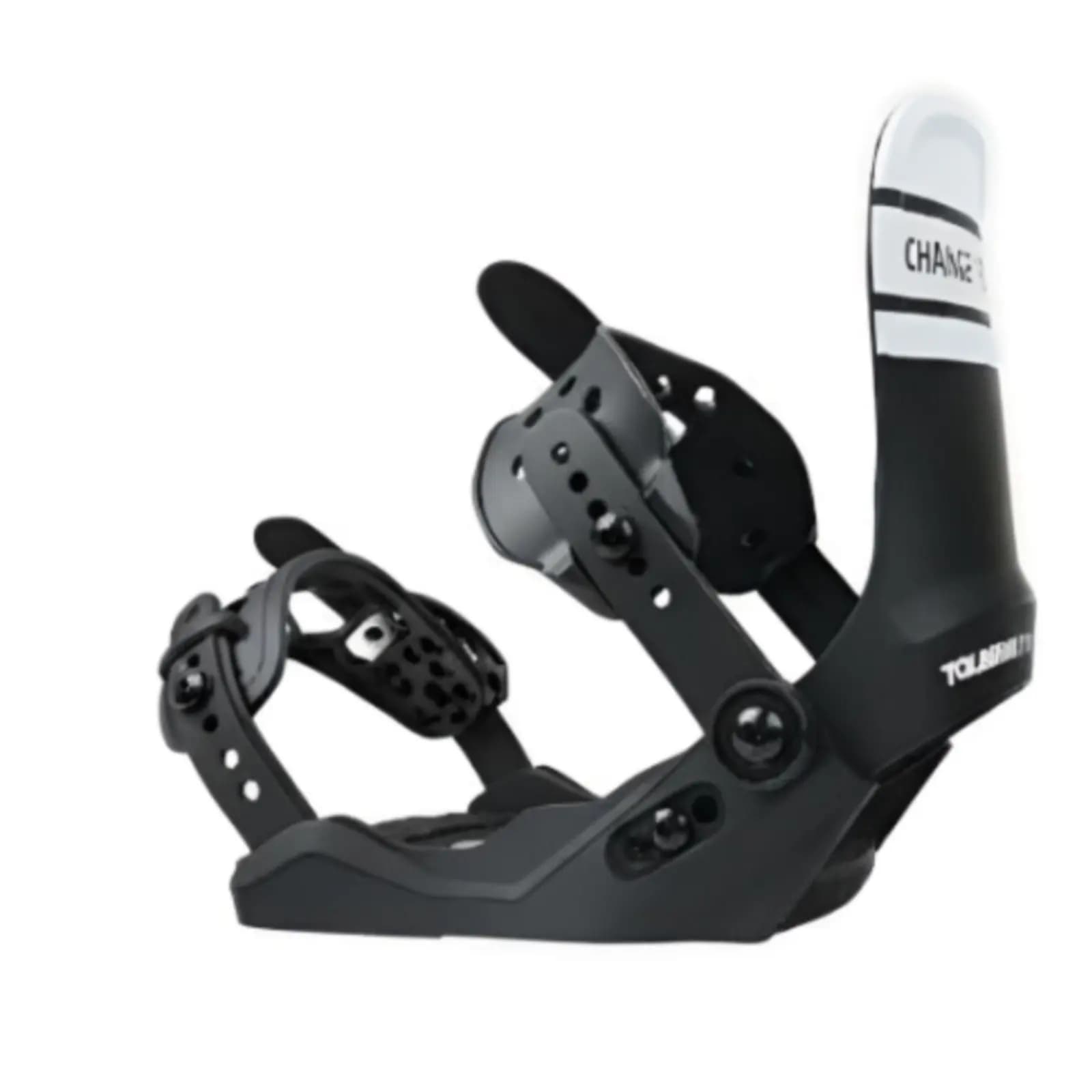 Attacco per Snowboard Regolabile per Bambini, Unisex, Cinturino in Pelle Espansa, Extra Small, Accessorio per Snowboard Giovanile