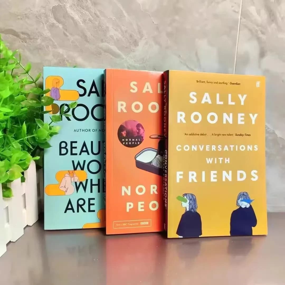 Serie di Sally Rooney: Normal People/Conversations With Friends/Beautiful World Where Are You, Romanzi e Libri di Narrativa