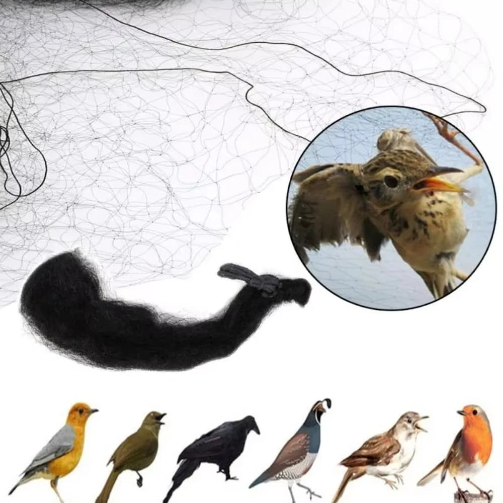 Nuovo 6-30m Rete per uccelli in plastica a prova di uccelli Anti Bird Catcher Rete Trappole Colture Protezione Stagno Rete da pesca Strumento di controllo dei parassiti