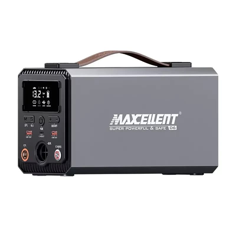 1800A 60000mAh Car Battery Jump Starter & Power Bank with Air Pump Tire Inflator Alloy Shell LED Light 12V Portable Auto