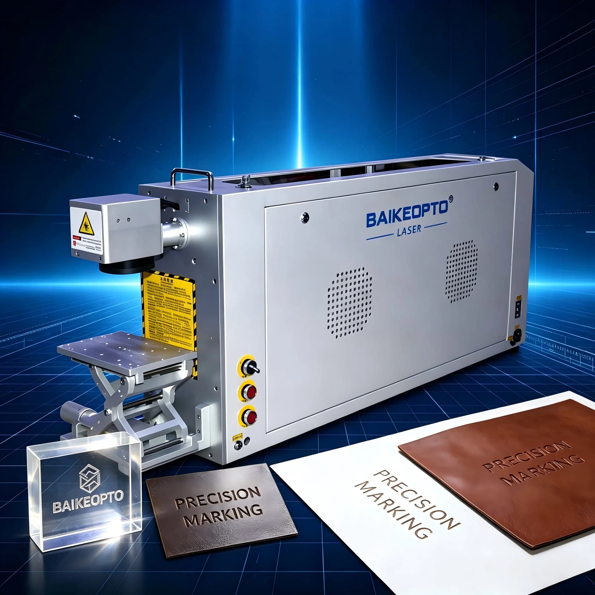 Mini Desktop CO2 Laser Marking Machine Compact Laser Engraver for Logo Printing on Non-Metal Materials
