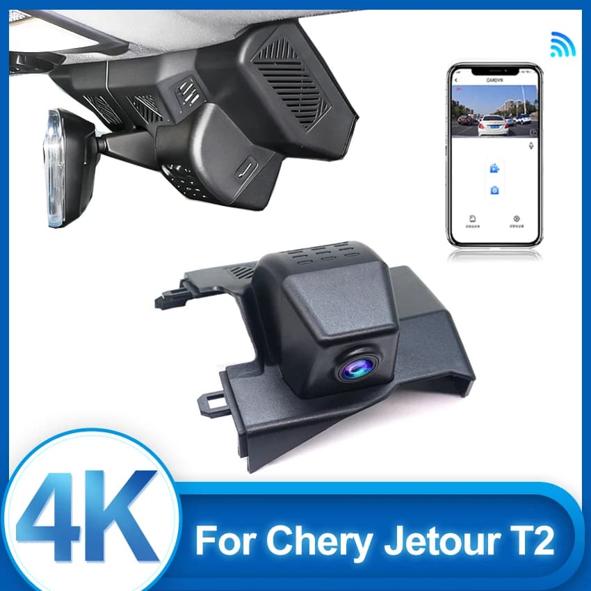 New! 4K Plug And Play For Chery Jetour T2 Traveler 2026 2024 2025 Night Vision Car Wifi DVR Video Dash Camera Dashcam
