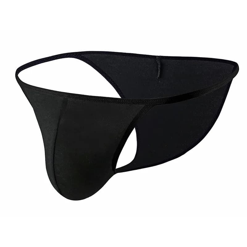 Men's Suspenspensary Mutches Sexy Low Waist Strapless Underwear High Fork U Convex Waist Waist Bikini Homme Tanga Slips