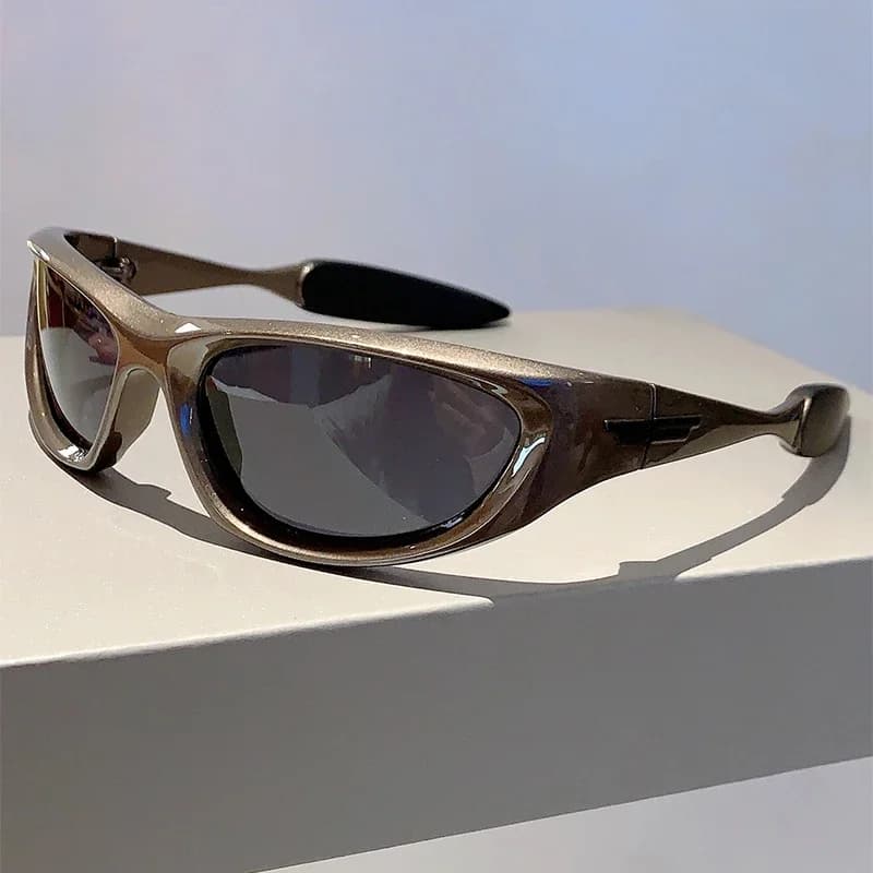 Occhiali da Sole Futuristici da Uomo, Nuovi Occhiali da Ciclismo Punk per Esterni, Occhiali da Donna di Tendenza, Protezione UV400, Gafas De Sol