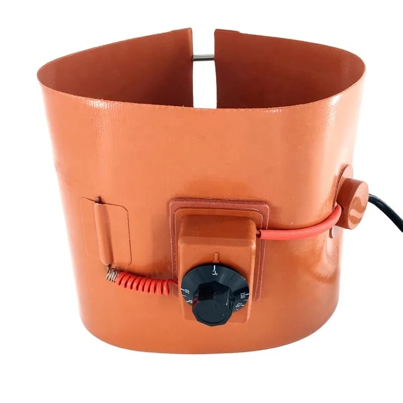 220v 2000w Silicon Strip Heater Flexible Barrel Band Rubber Silicone Drum Heater Electric Heated Blanket