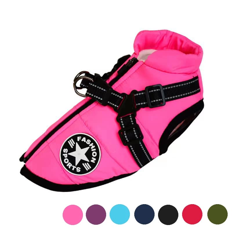 NO Choice NO AliExpress Imballaggio Invia in 24 ore Pettorina per animali domestici Gilet Abbigliamento Abbigliamento per cuccioli Giacca impermeabile per cani Inverno caldo