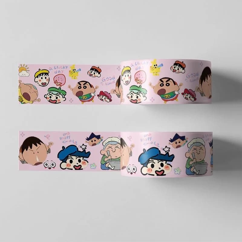 Crayon ShinChans Waterproof Wear-resistant Self-adhesive Stickers Tearable Decor Decals for Fish Tank Laptop & Computer Screen