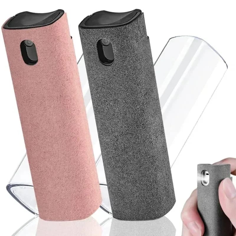 Detergente per schermo del computer con bottiglia spray per schermo del telefono cellulare 2 in 1 con set di panni in microfibra Strumenti per la pulizia Prodotti per la pulizia dell'auto