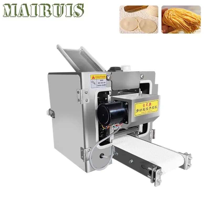 Macchina per gnocchi Macchina per laminare la pasta Macchina per pasta Wonton Involucro per la pelle Affettatrice Macchina per steeldumpling in acciaio inossidabile