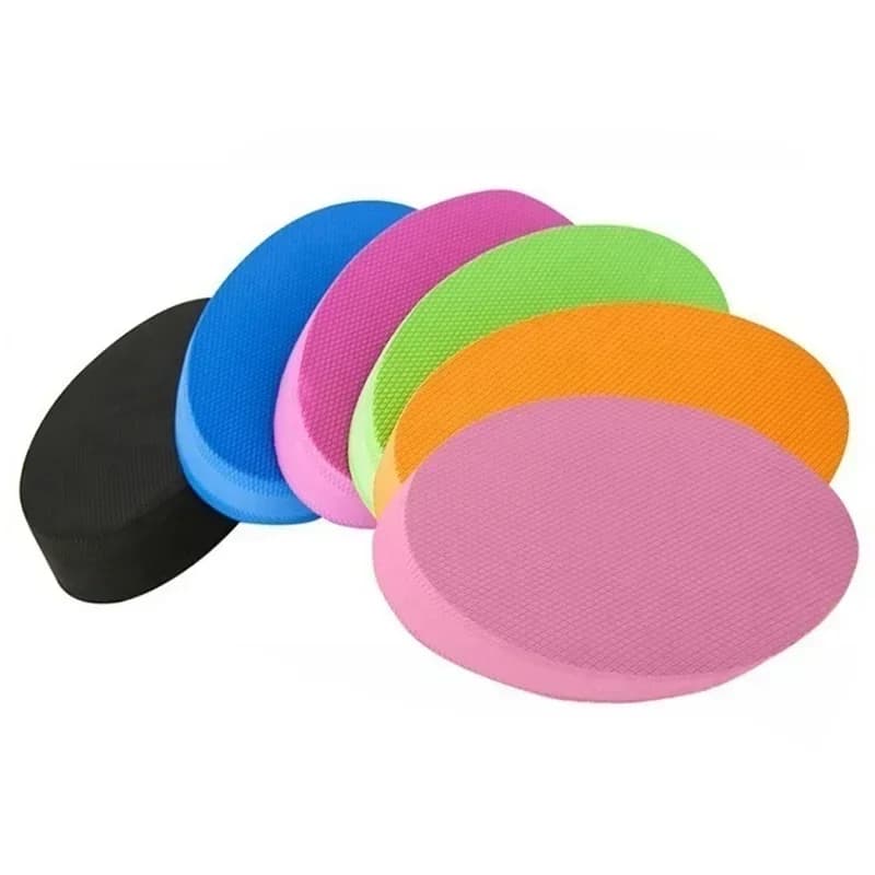 TPE Yoga Mat Oval Soft Massage Equilibrio Pad Waterproof Trainer Gym Pilates Fitness Block 5 cm Thickness 1 PC