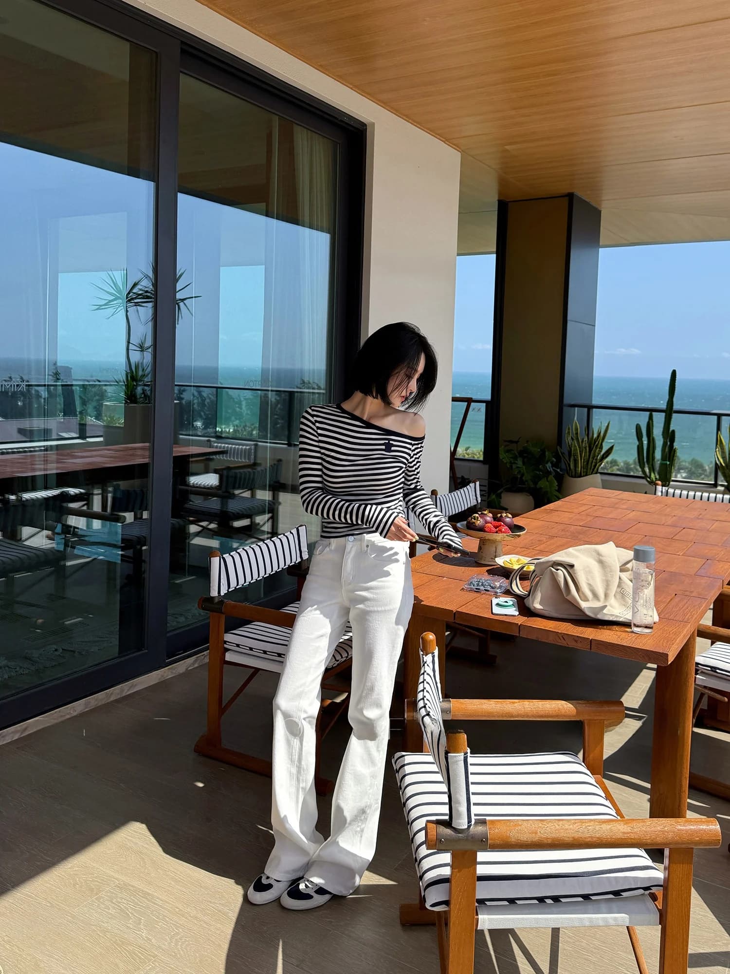 FORNIYOYO Casual Wide Leg Jeans Women's Slimming Lenzing Fiber Stretch Comfortable Spring Fashion Cotton Blend Denim Pants