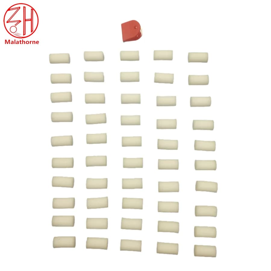 Malathorne cylinder-shaped sponge brush 10/20 pieces for water-based glue for ping pong + clip for random color rack, DIY tools accessories