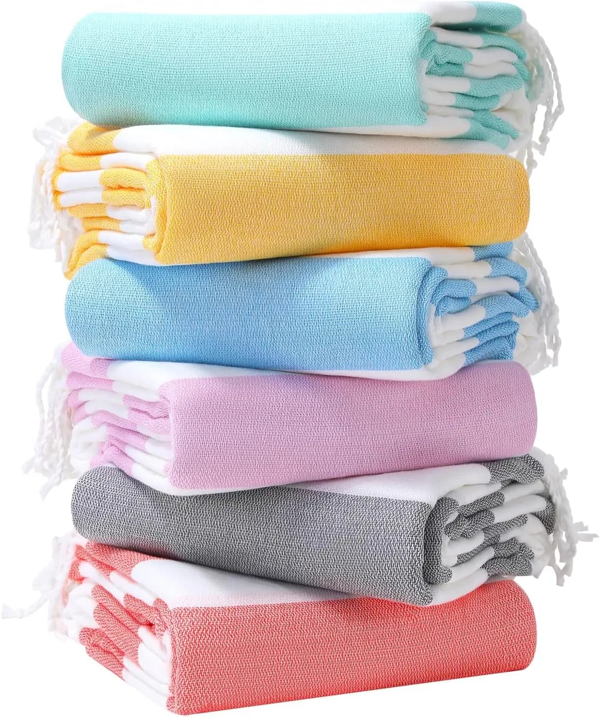 Set di Teli da Spiaggia Turchi Oversize, 74x38 Extra Large, Asciugatura Rapida Senza Sabbia per Nuoto, Campeggio, Piscina, Viaggi