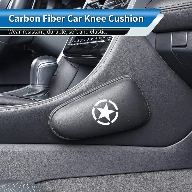 Leather Car Knee Pad Inside Knee Cushion Accessories For Jeep Grand Cherokee Compass Patriot Renegade Wrangler Liberty Trailhaw