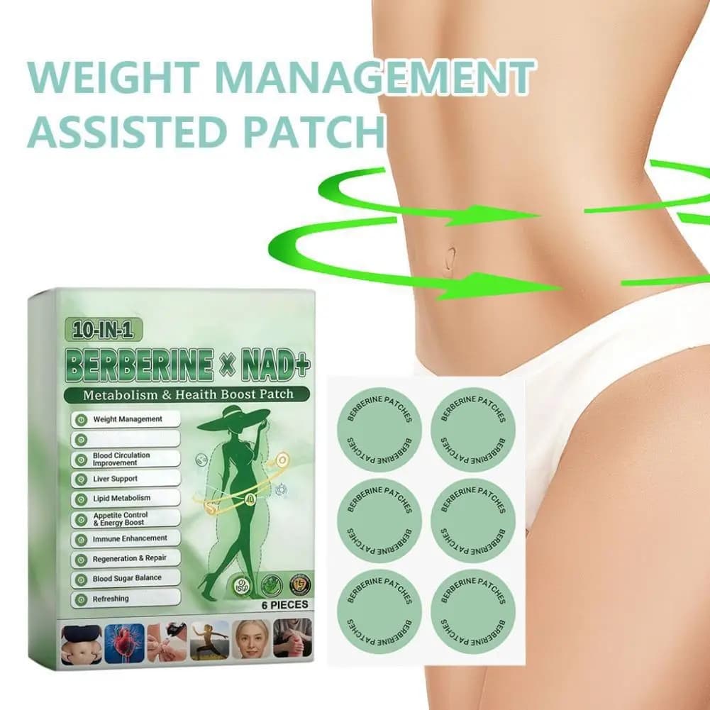 10-in-1 hinge with Berberin and NAD+ for Metabolism - Weight Control Support, 6 Glycemia Management and Liver Health