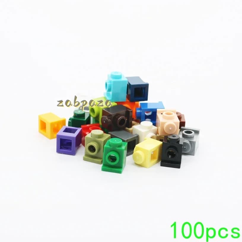100 pezzi assemblano particelle 4070 mattoni speciali 1x1 con blocchi di costruzione fari Kit di mattoni parte giocattolo ad alta tecnologia per regalo per bambini