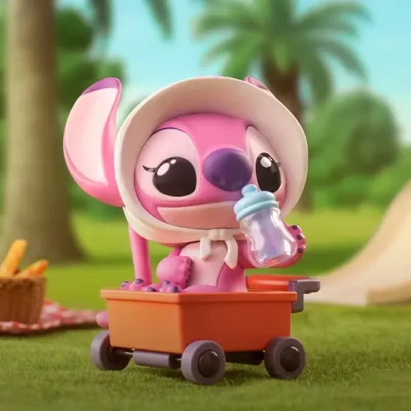 POP MART Disney Stitch on a Date Series Blind Box Toys Kawaii Anime Action Figure Surprise Mystery Box Dolls Gift