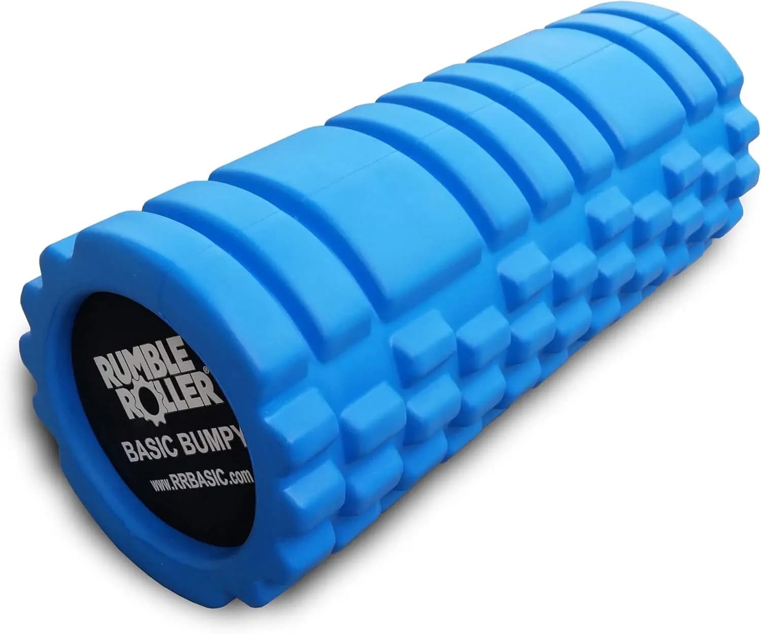 Rullo in schiuma con superficie ruvida per massaggio profondo dei tessuti, nucleo in EVA solido, supporta fino a 136 kg, 14x33 cm, superficie testurizzata rigida
