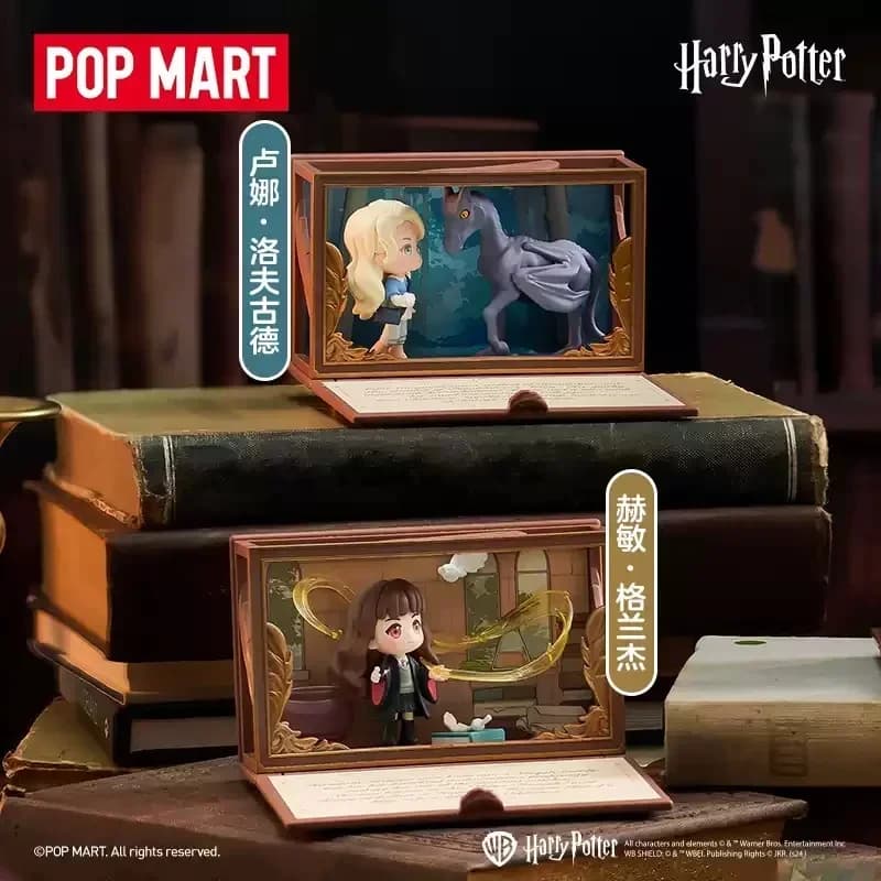 POP MART Harry Potter Hogwarts Serie biografica Scatola cieca Guess Bag Giocattoli originali Bambola Cute Anime Figure Ornamenti Regalo